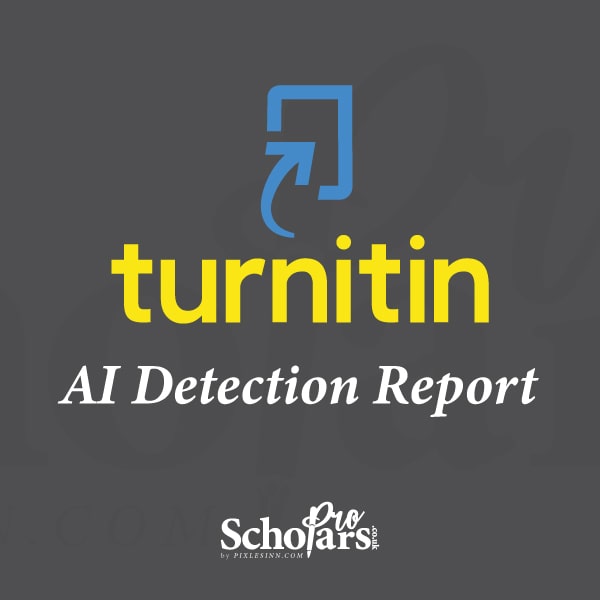 ProScholars Turnitin AI Detection Report